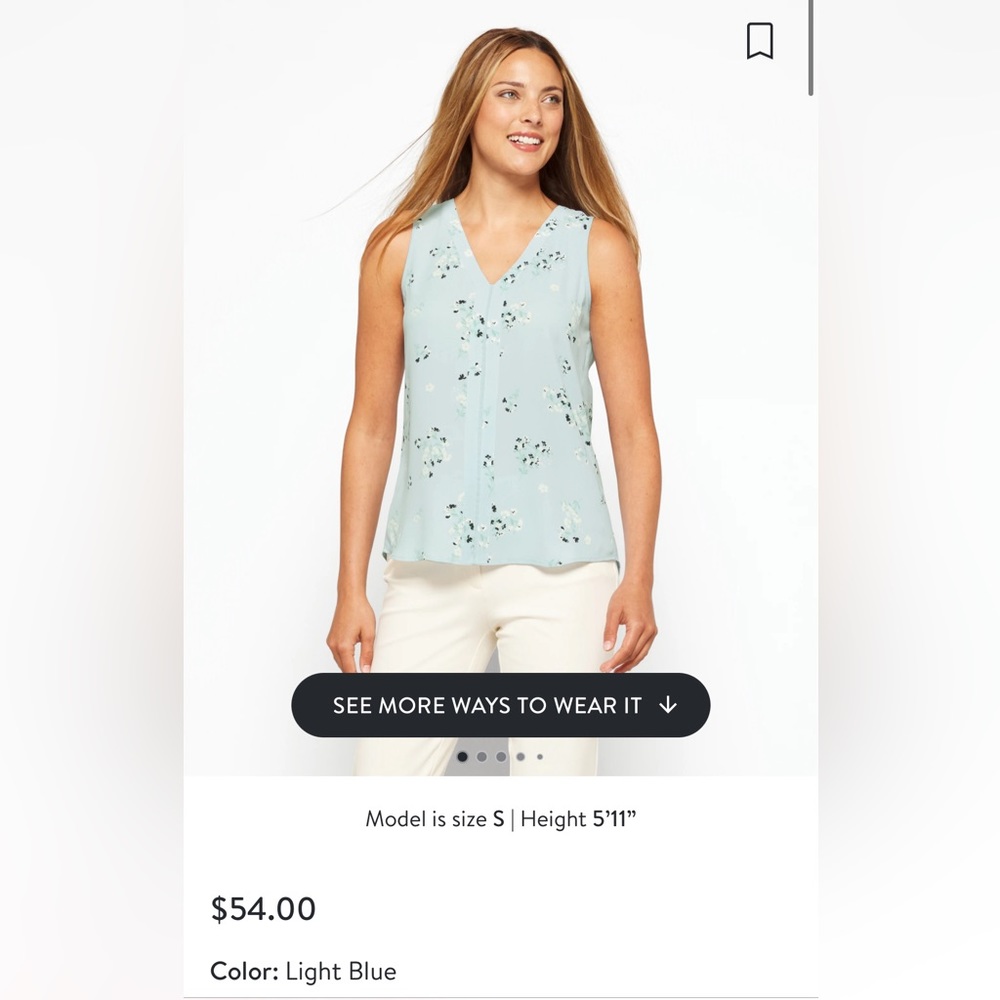 41 Hawthorne Chiffon Blouse